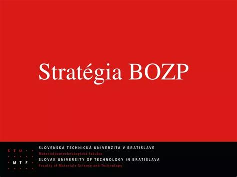 bozp|Stratégia BOZP